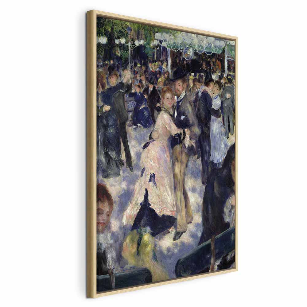Canvas Print - Le Moulin de la Galette detail of the dancers