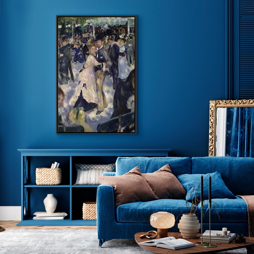 Leinwanddruck - Le Moulin de la Galette Detail der Tänzer