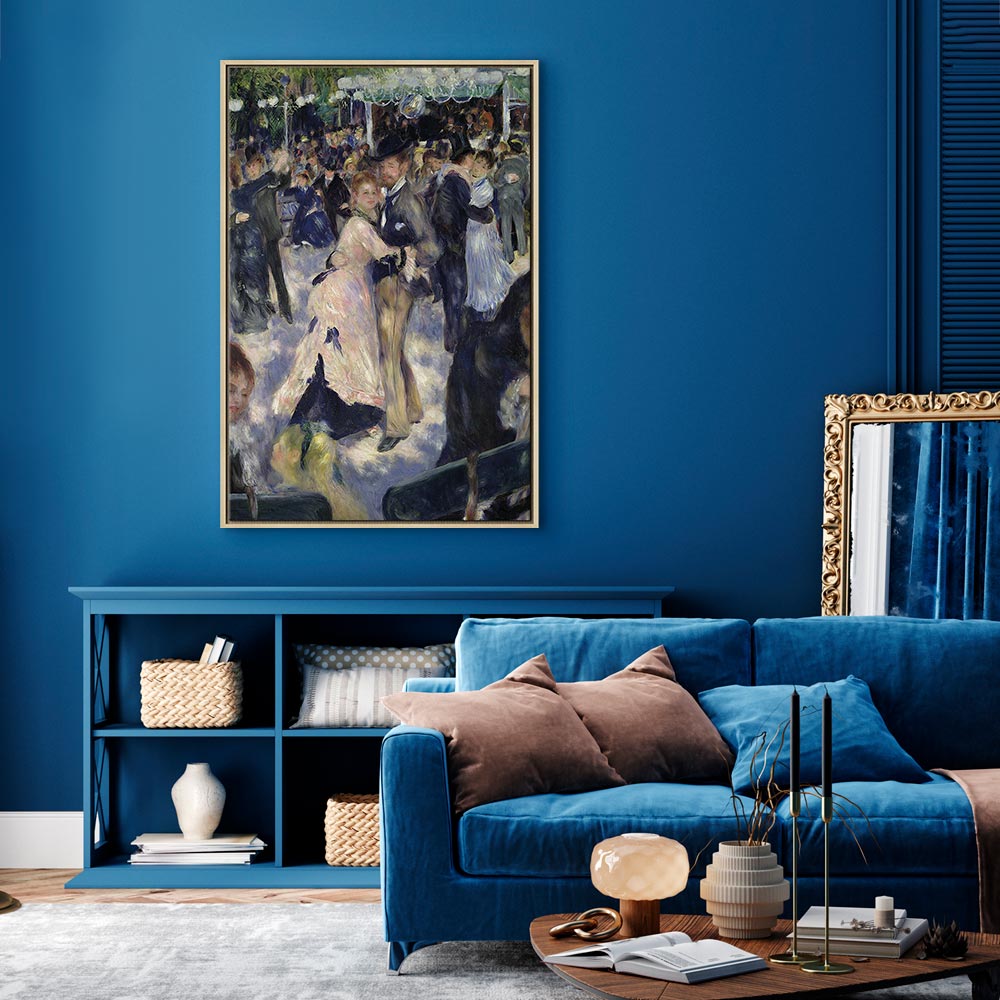 Leinwanddruck - Le Moulin de la Galette Detail der Tänzer