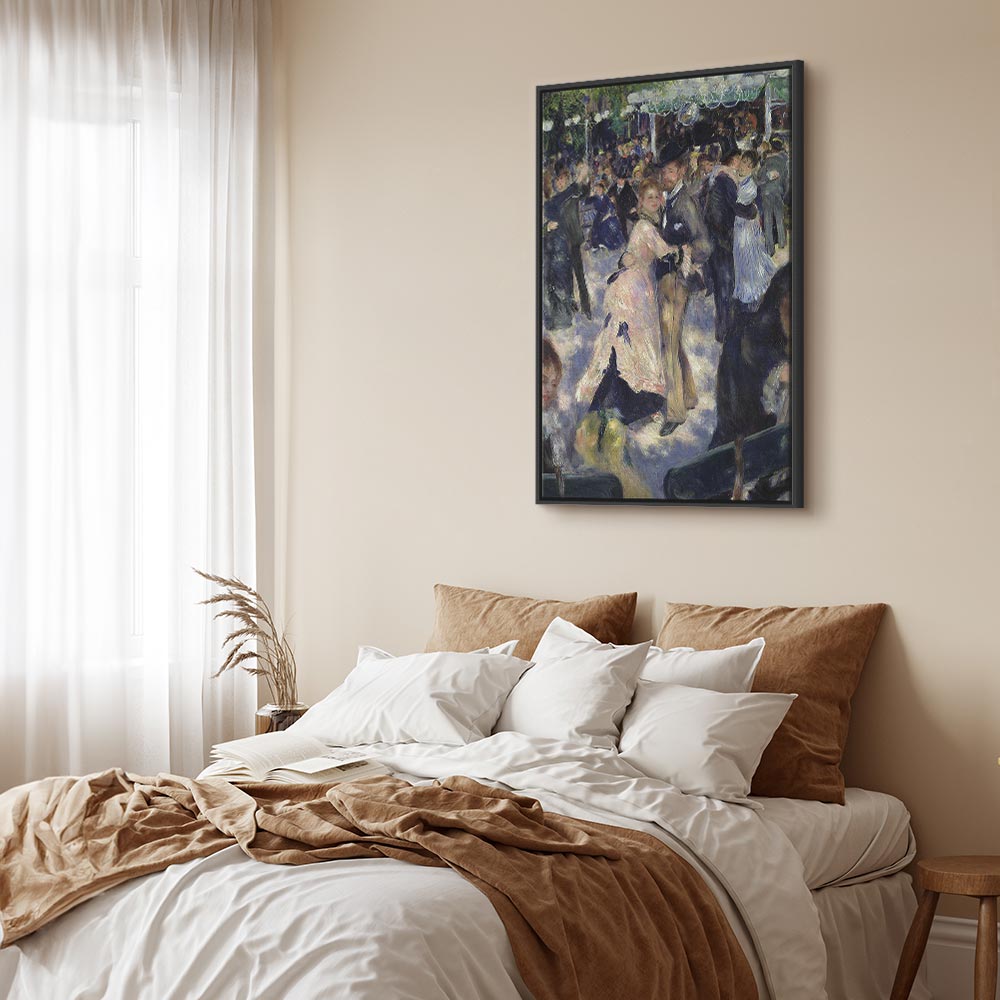 Leinwanddruck - Le Moulin de la Galette Detail der Tänzer