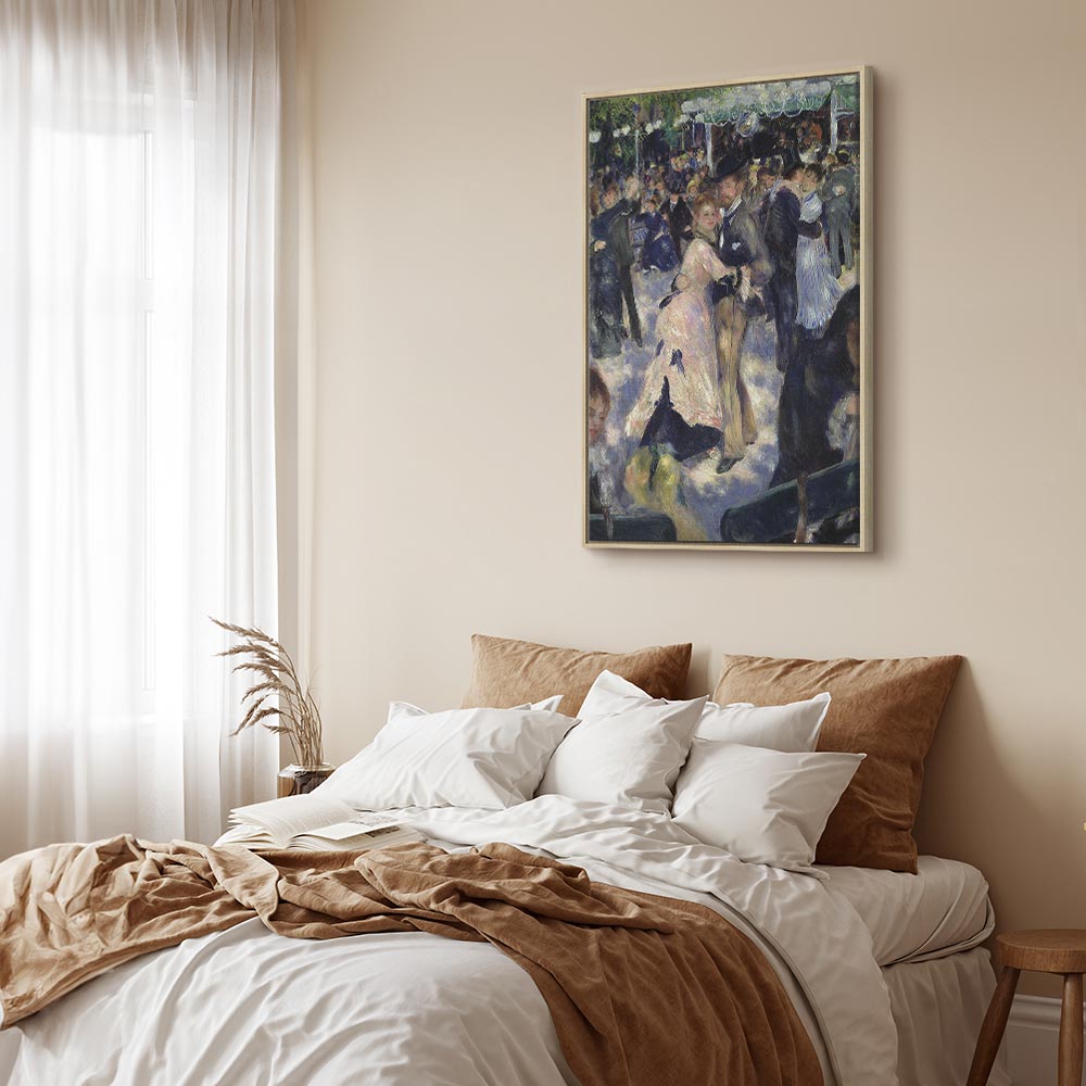 Leinwanddruck - Le Moulin de la Galette Detail der Tänzer