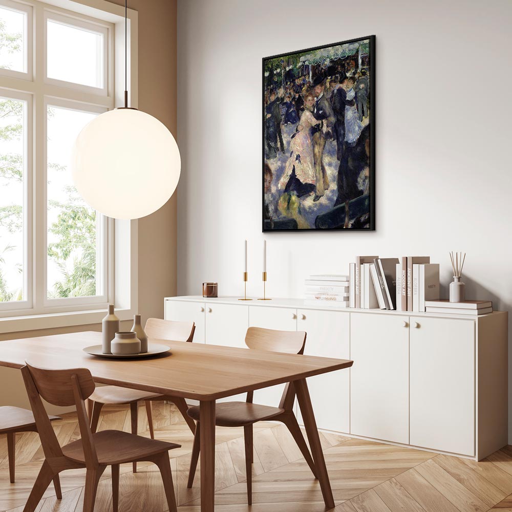 Leinwanddruck - Le Moulin de la Galette Detail der Tänzer