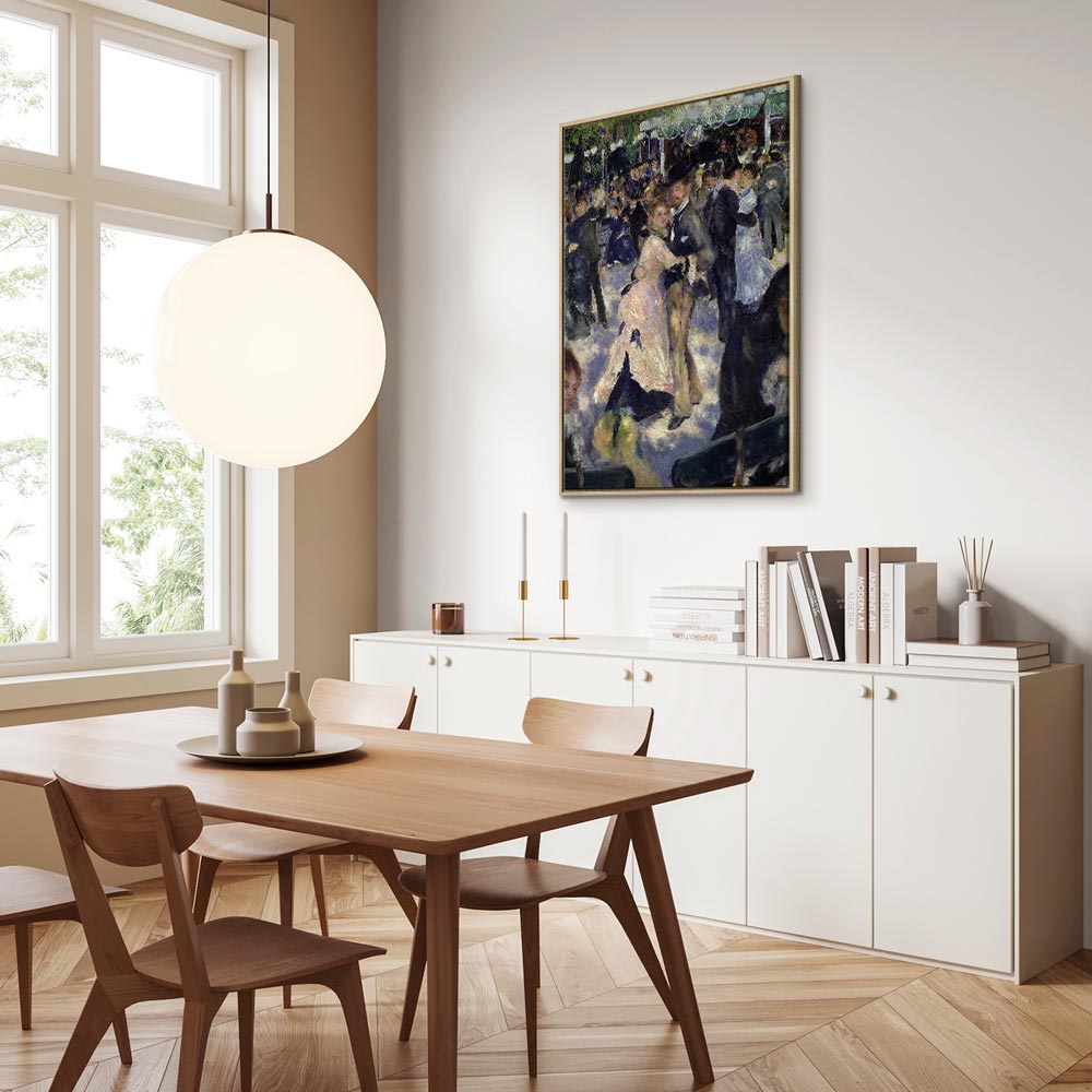 Leinwanddruck - Le Moulin de la Galette Detail der Tänzer