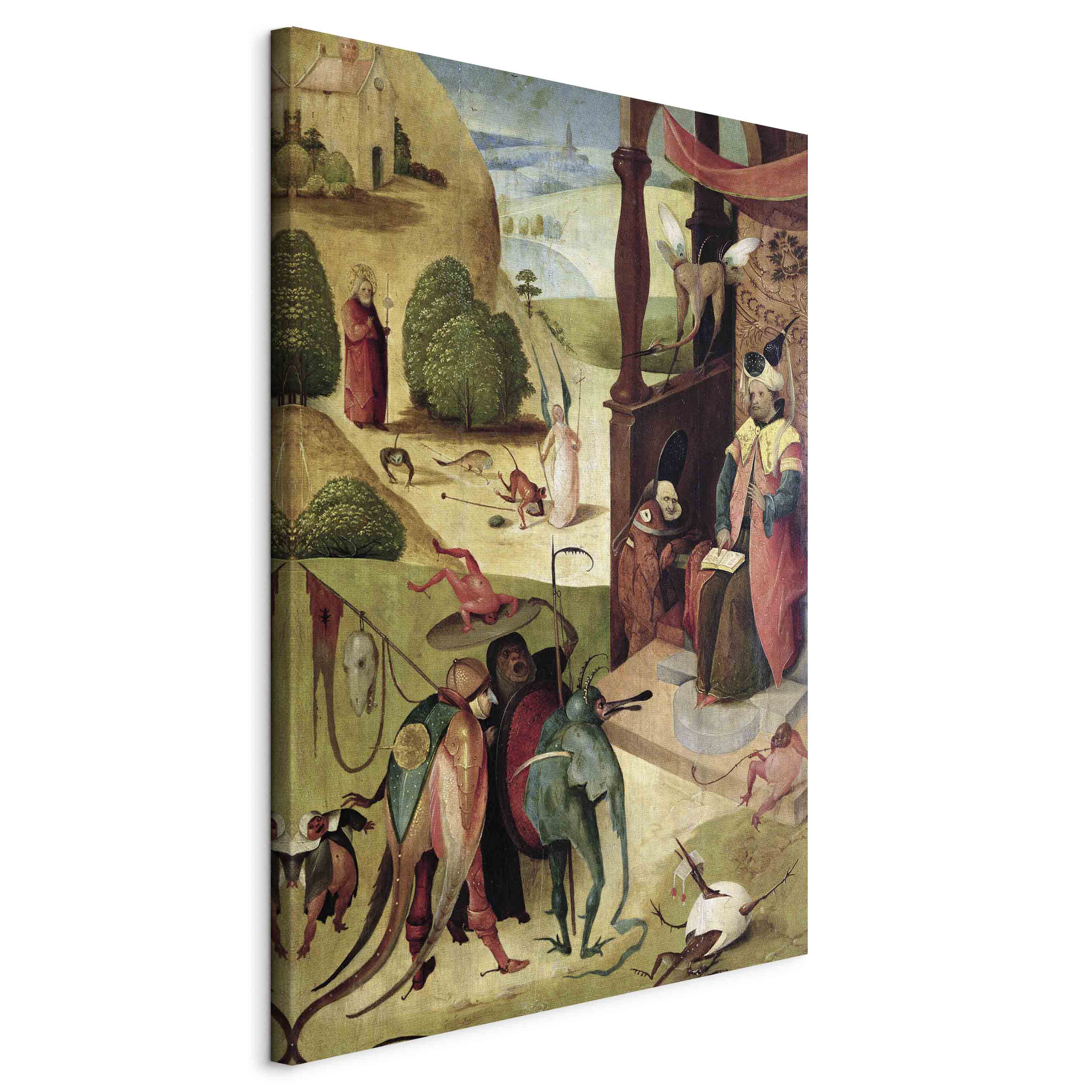 Canvas Print: St. James and the Magician by Bosch