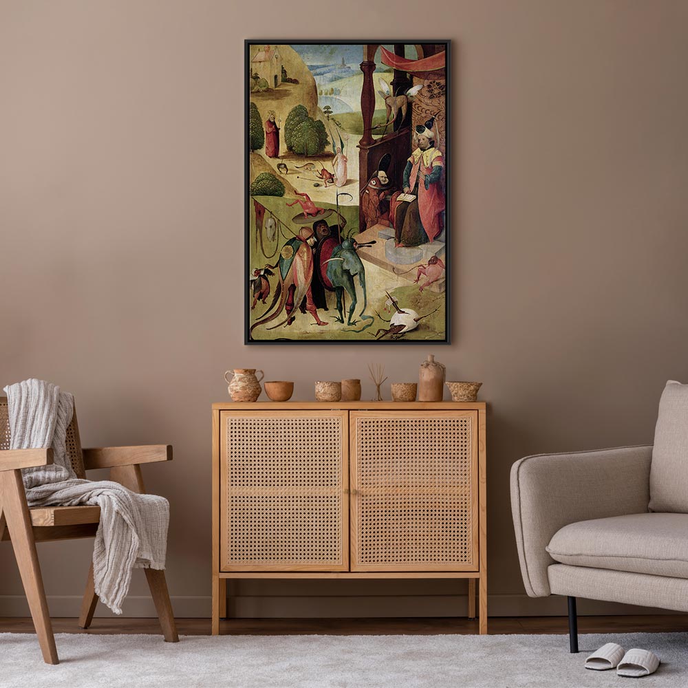 Canvas Print: St. James and the Magician by Bosch