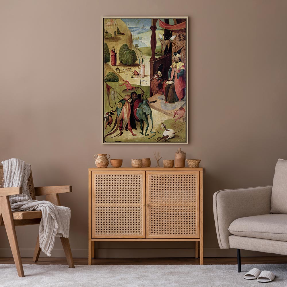 Canvas Print: St. James and the Magician by Bosch