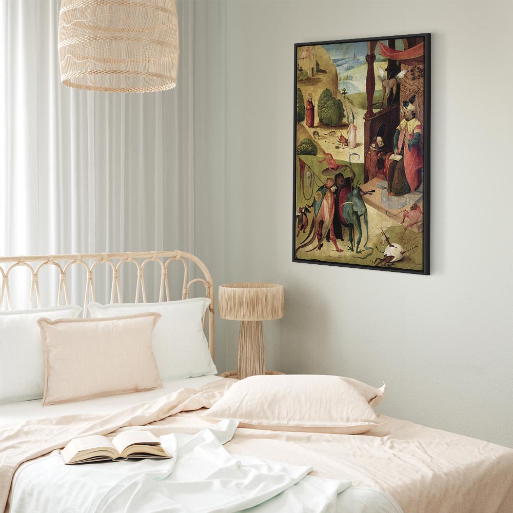 Canvas Print: St. James and the Magician by Bosch