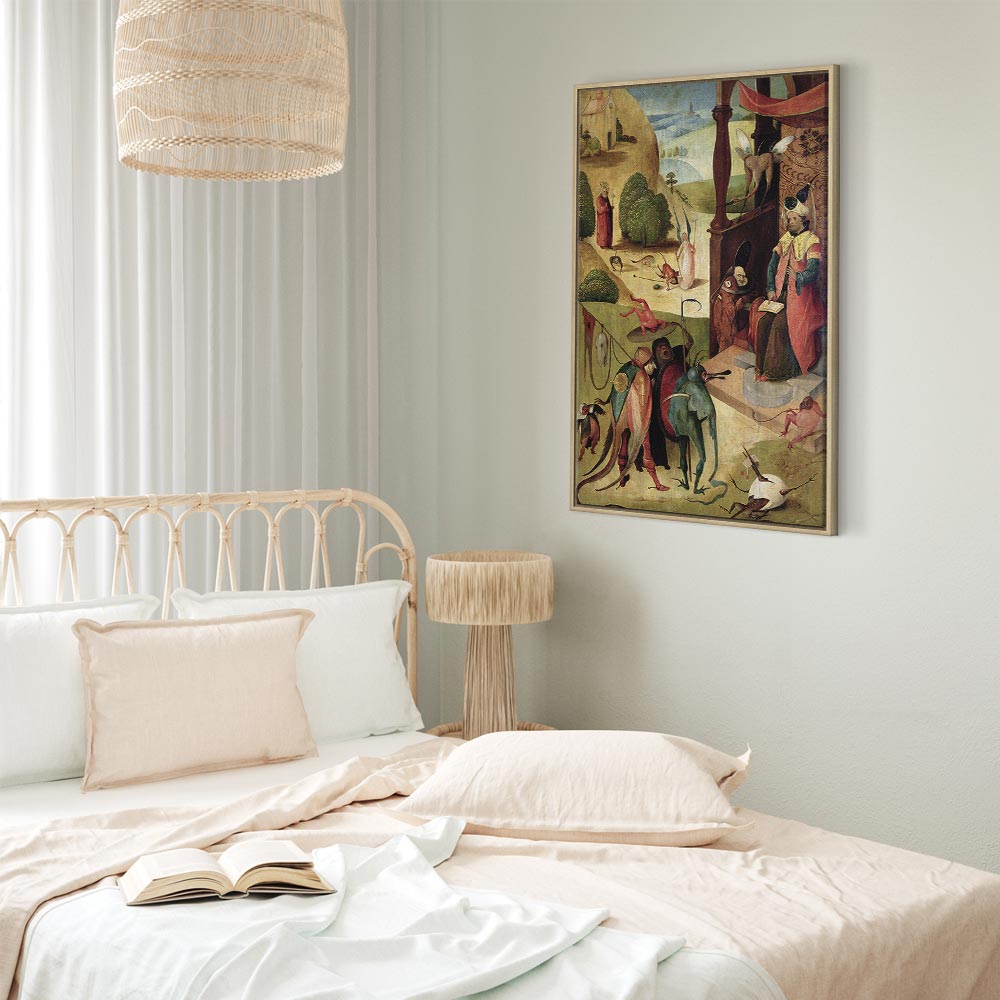 Canvas Print: St. James and the Magician by Bosch