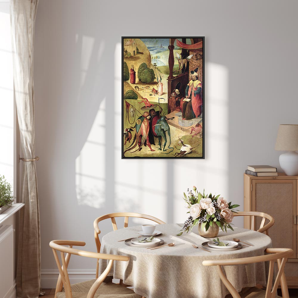 Canvas Print: St. James and the Magician by Bosch