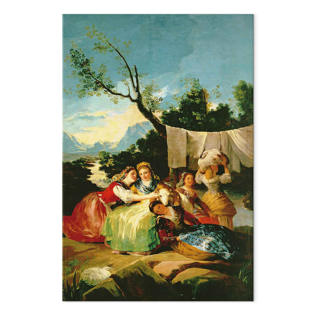 Goya Washerwomen Classic DIY Large Canvas Print