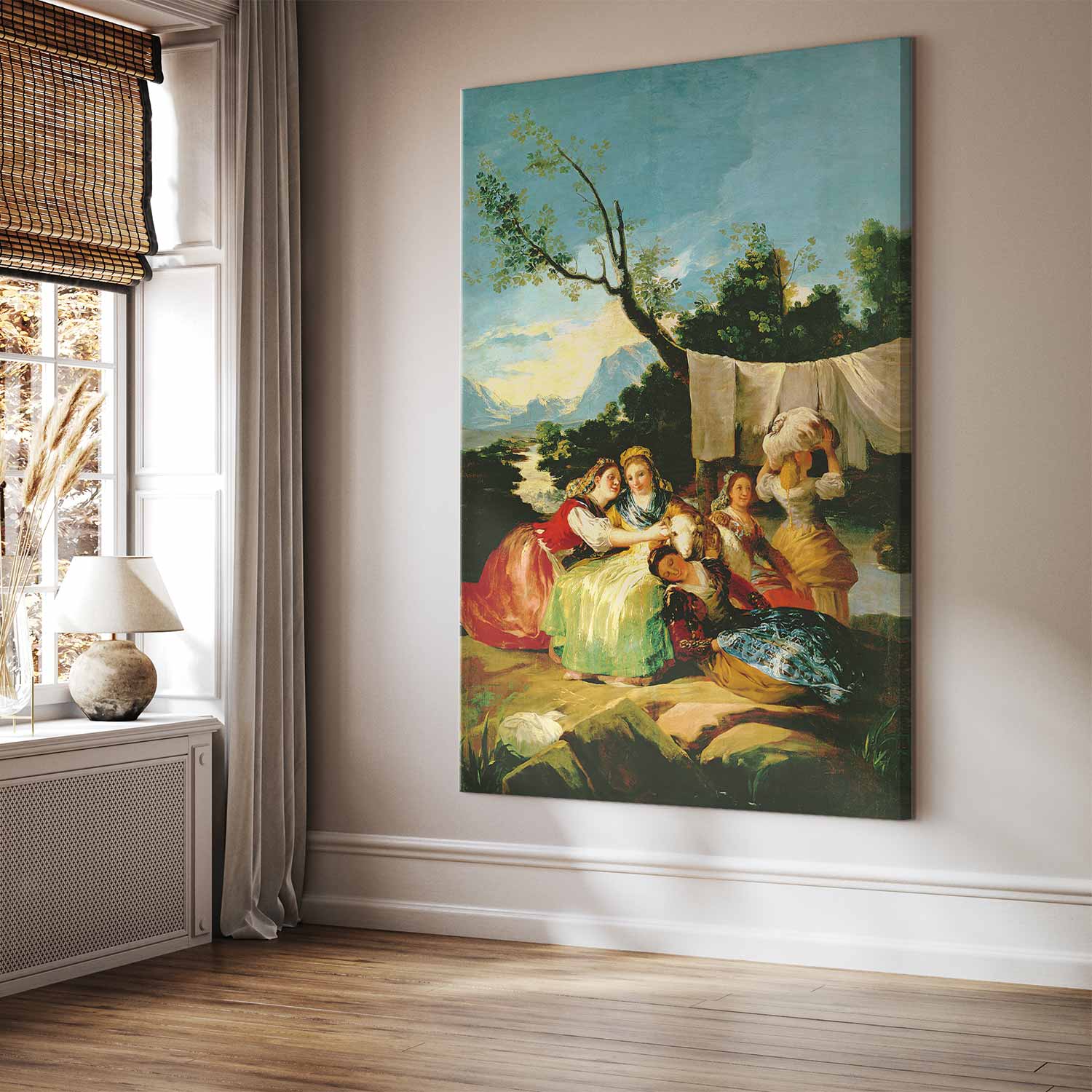 Goya Washerwomen Classic DIY Large Canvas Print