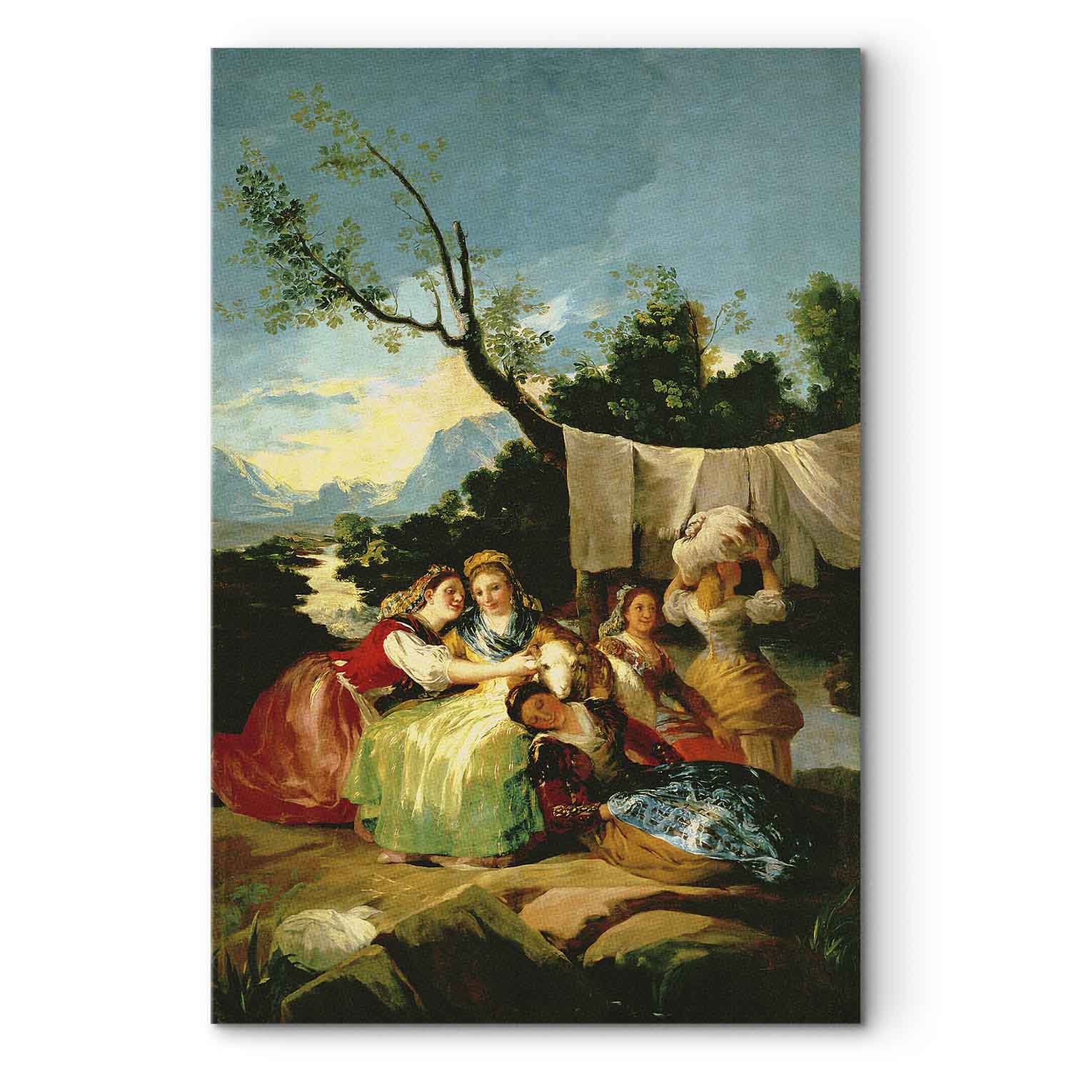 The Washerwomen Classic Art Canvas Print