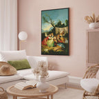 Canvas Print The Washerwomen before Francisco Goya