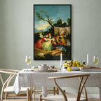 Canvas Print The Washerwomen before Francisco Goya