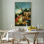 Canvas Print The Washerwomen before Francisco Goya