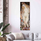 Canvas Print Adam and Eve by Gustav Klimt
