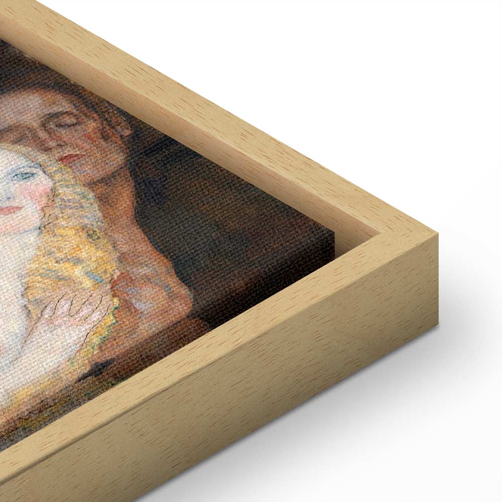 Canvas Print Adam and Eve by Gustav Klimt