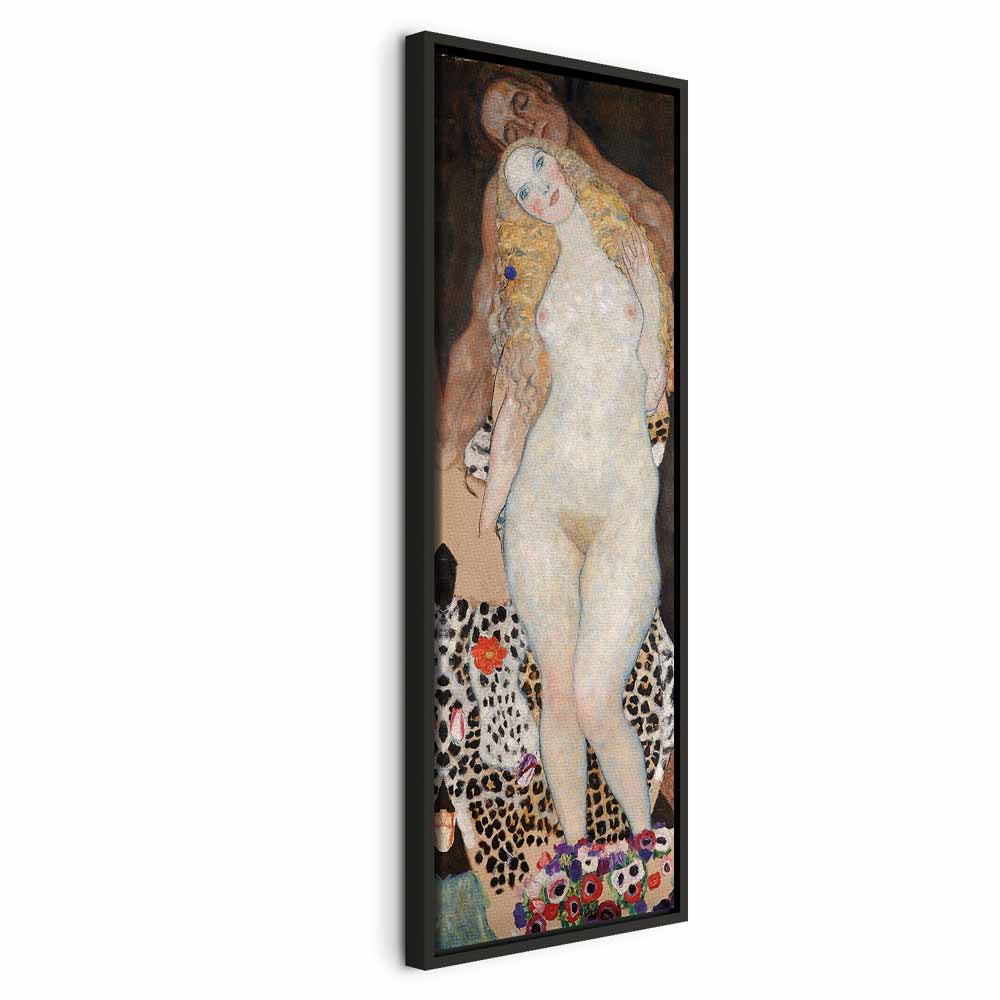 Canvas Print Adam and Eve by Gustav Klimt