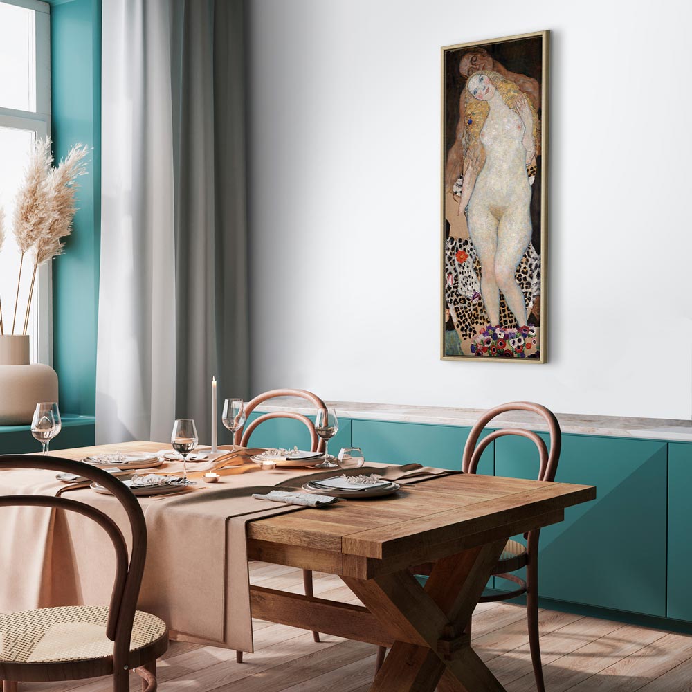 Canvas Print Adam and Eve by Gustav Klimt