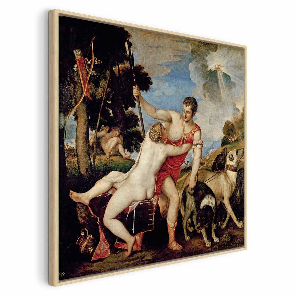 Venus and Adonis Classic Canvas Print