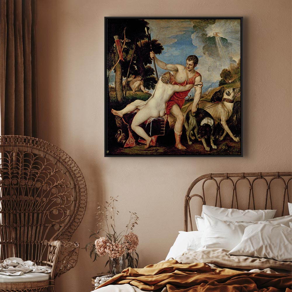 Venus and Adonis Classic Canvas Print