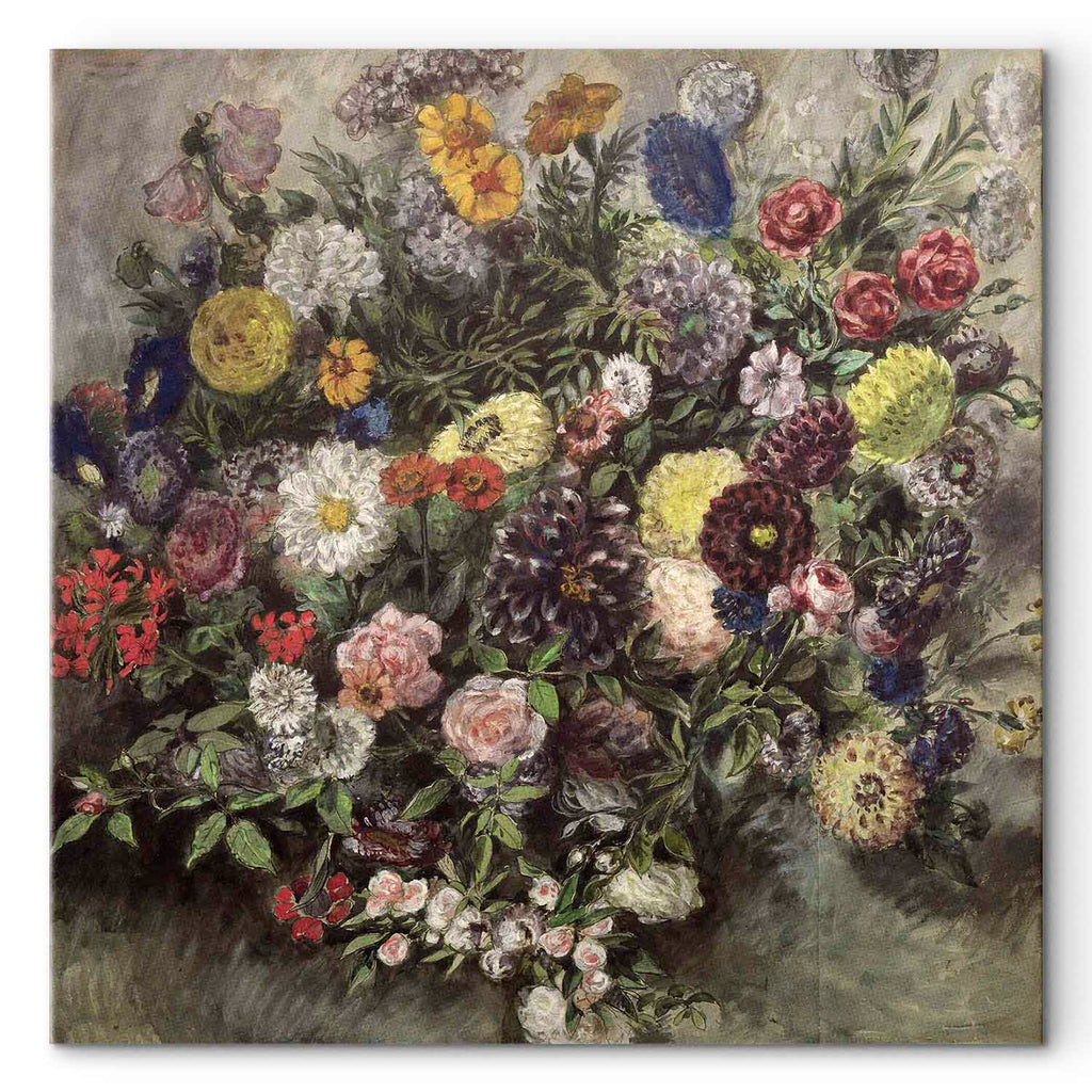 Delacroix Bouquet of Flowers Classic Canvas Print