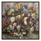 Delacroix Bouquet of Flowers Classic Canvas Print