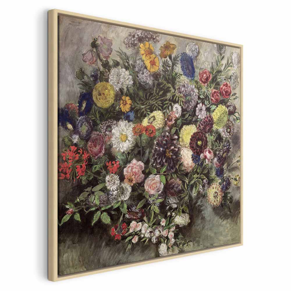 Delacroix Bouquet of Flowers Classic Canvas Print