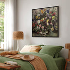 Delacroix Bouquet of Flowers Classic Canvas Print