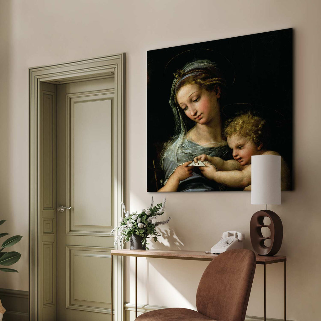 Virgin and Child Classic Canvas Print