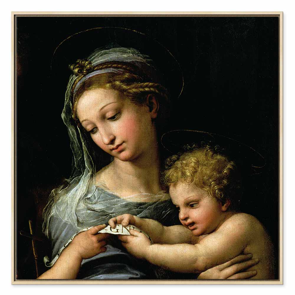 Virgin and Child Classic Canvas Print