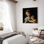 Virgin and Child Classic Canvas Print