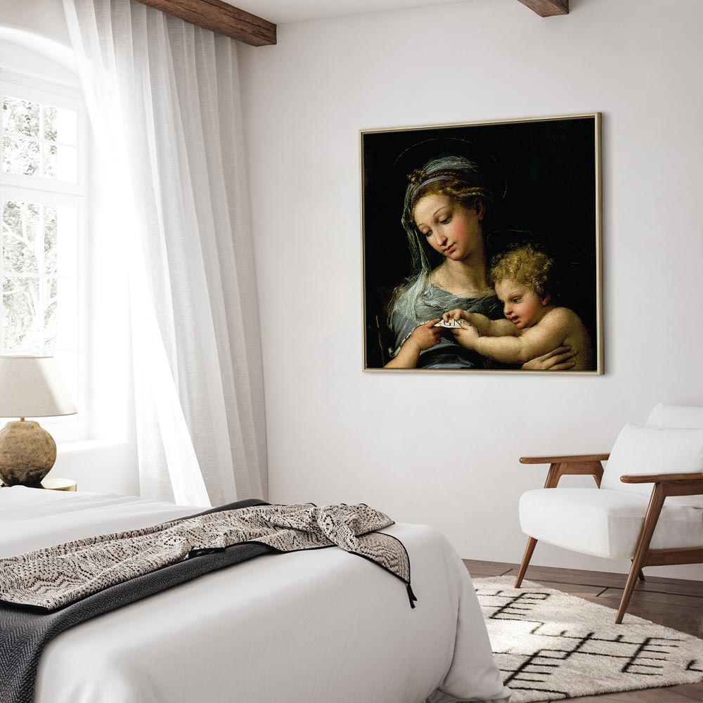 Virgin and Child Classic Canvas Print