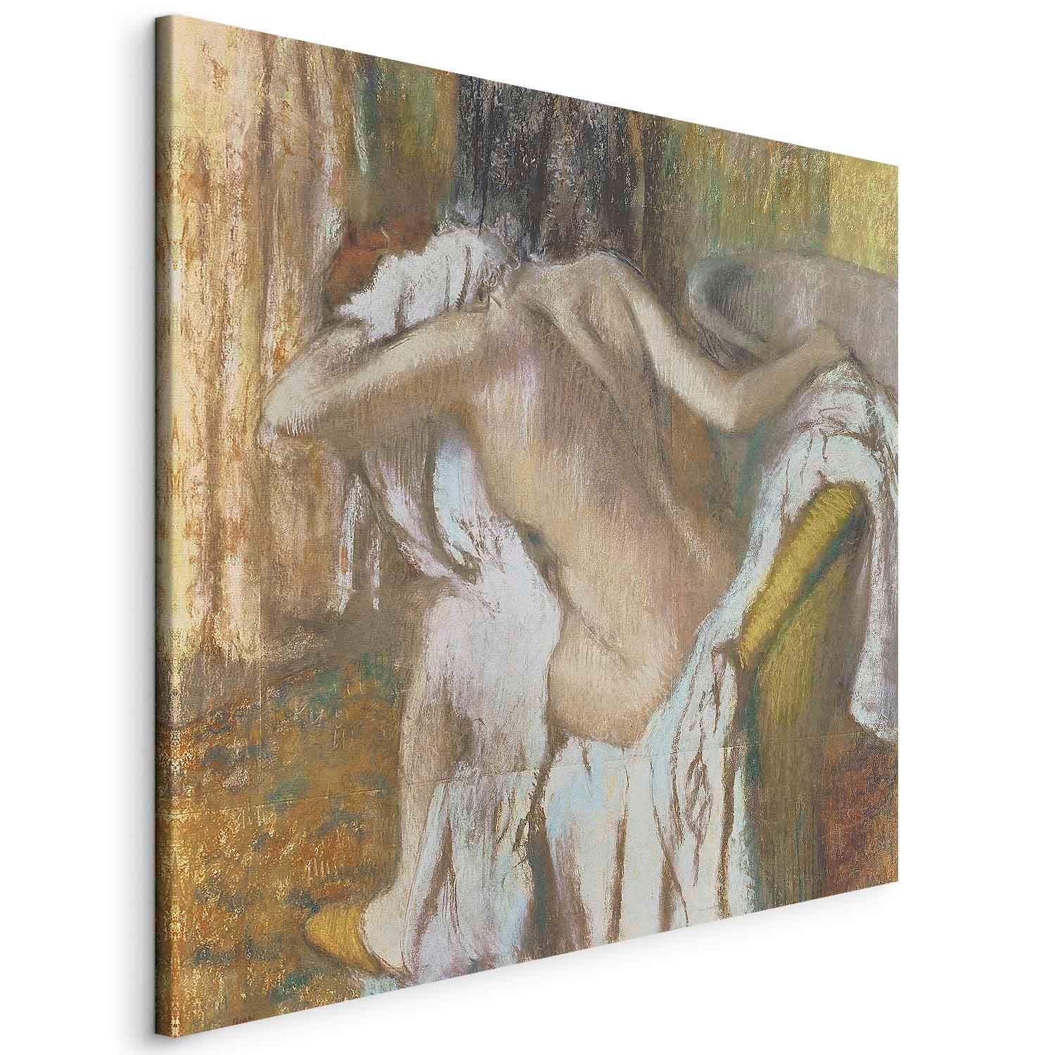Degas Woman Drying Herself Classic Canvas Print