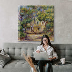 Renoir Les Collettes Farm Landscape Canvas Print