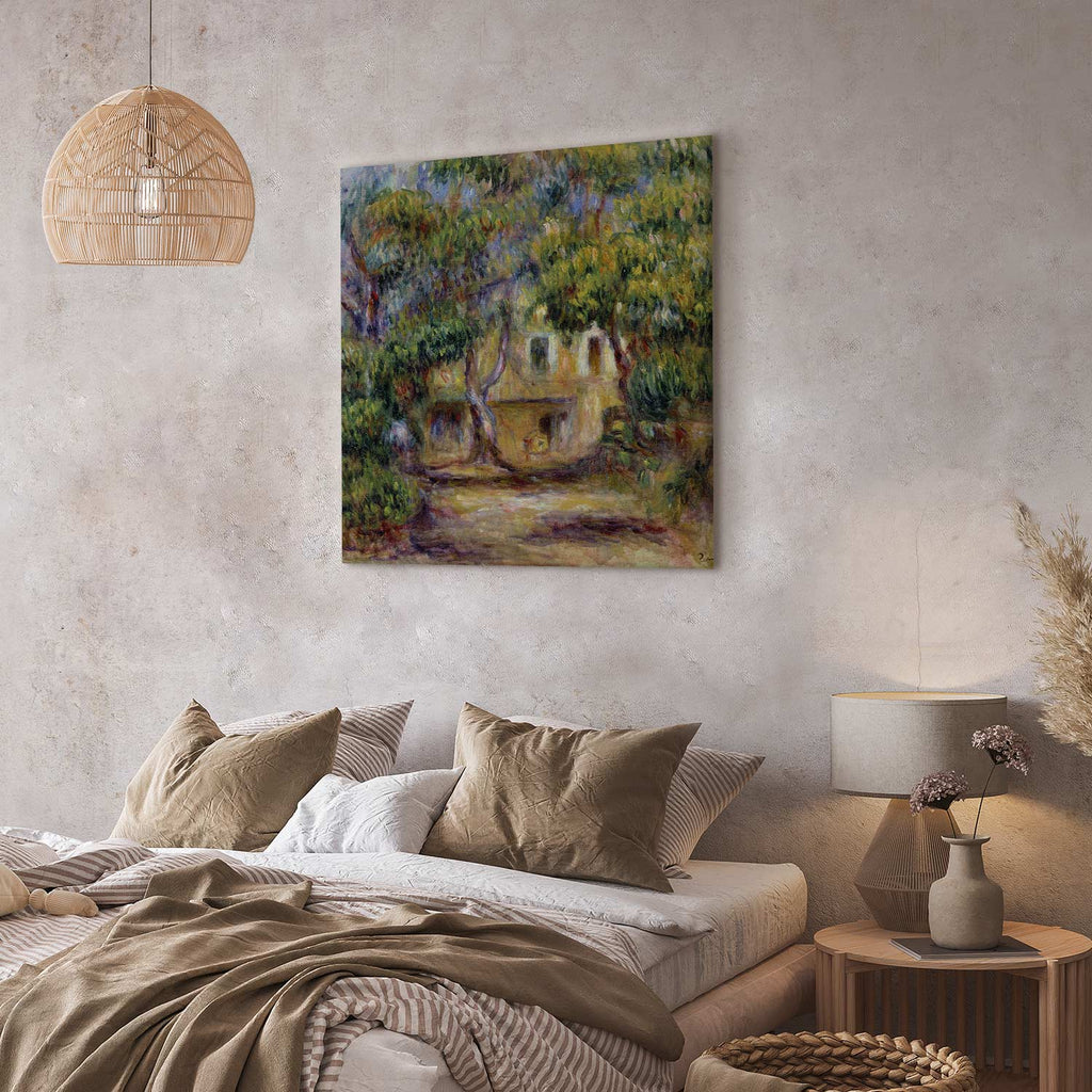 Renoir Les Collettes Farm Landscape Canvas Print