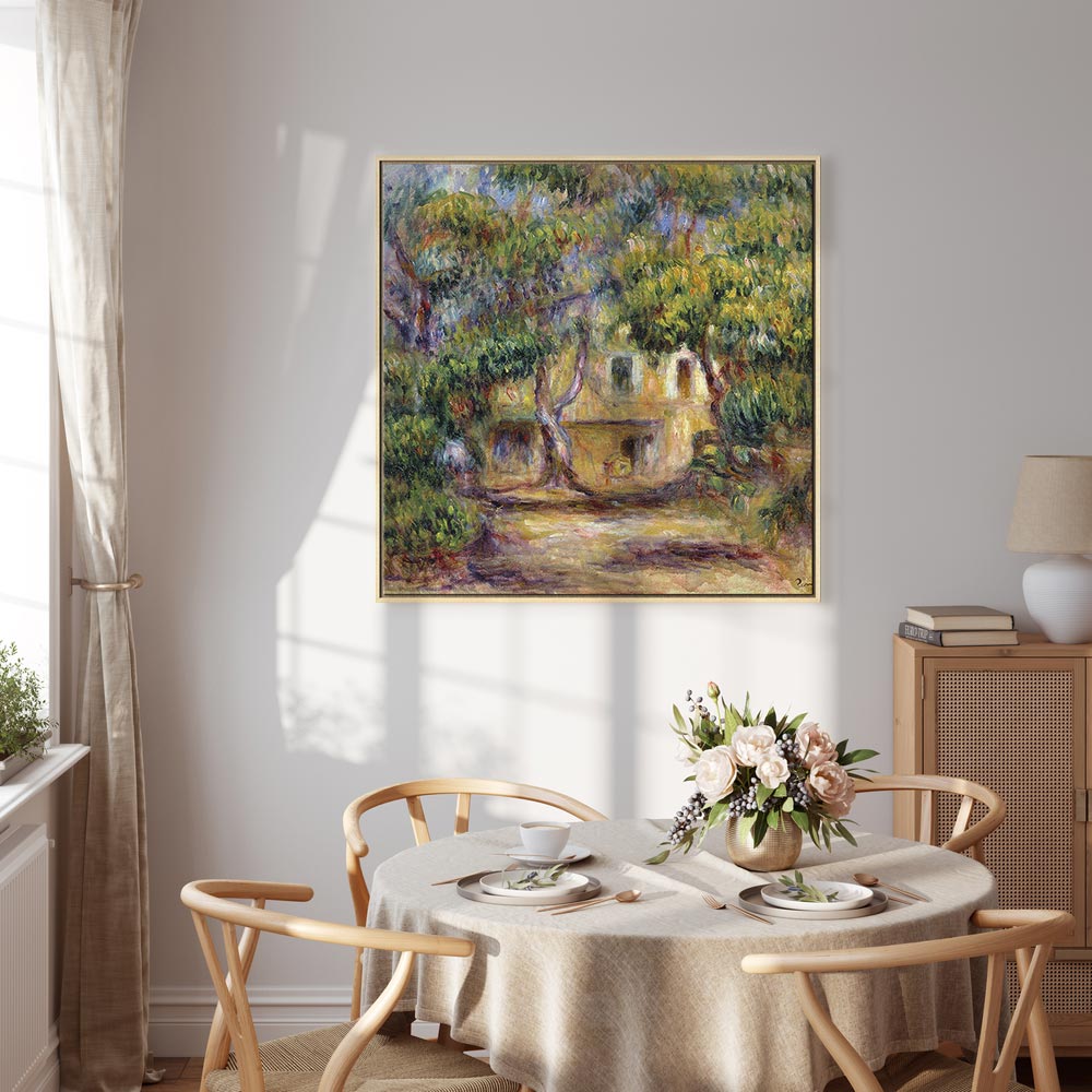 Renoir Les Collettes Farm Landscape Canvas Print