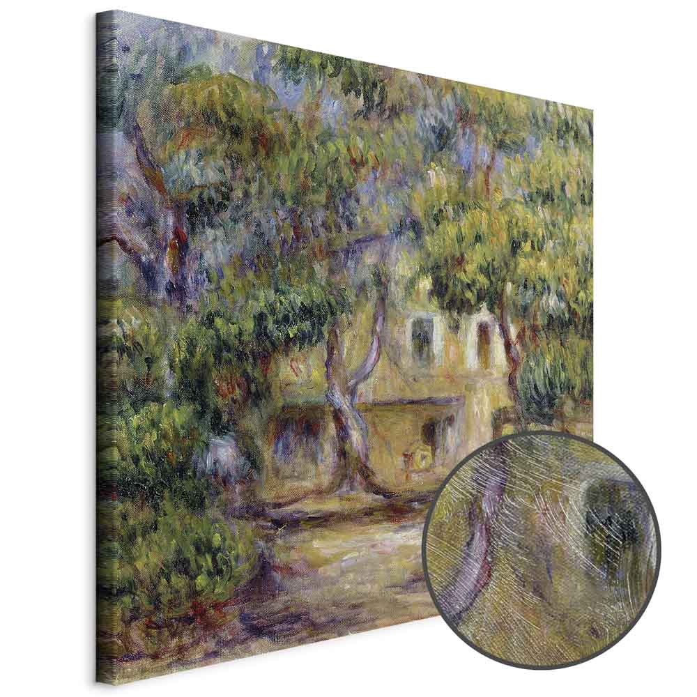 Renoir Les Collettes Farm Landscape Canvas Print