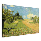 Canvas Print The Cornfield near Argenteuil Alfred Sisley