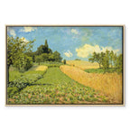 Argenteuil Grain Fields Landscape Canvas Print
