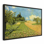 Canvas Print The Cornfield near Argenteuil Alfred Sisley