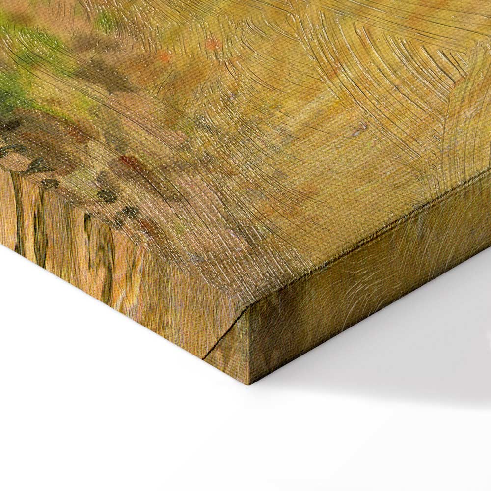 Argenteuil Grain Fields Landscape Canvas Print