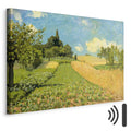 Argenteuil Grain Fields Landscape Canvas Print