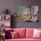 Canvas Print Winter Landscape Reproduction