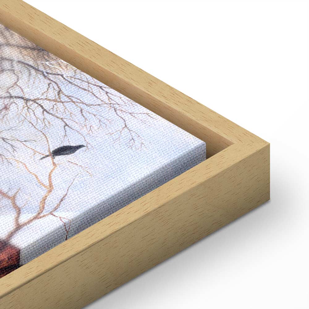 Canvas Print Winter Landscape Reproduction