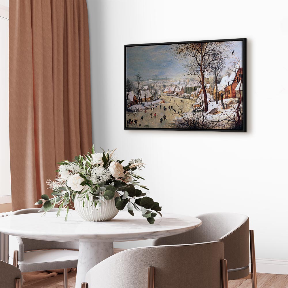 Canvas Print Winter Landscape Reproduction