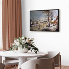 Canvas Print Winter Landscape Reproduction