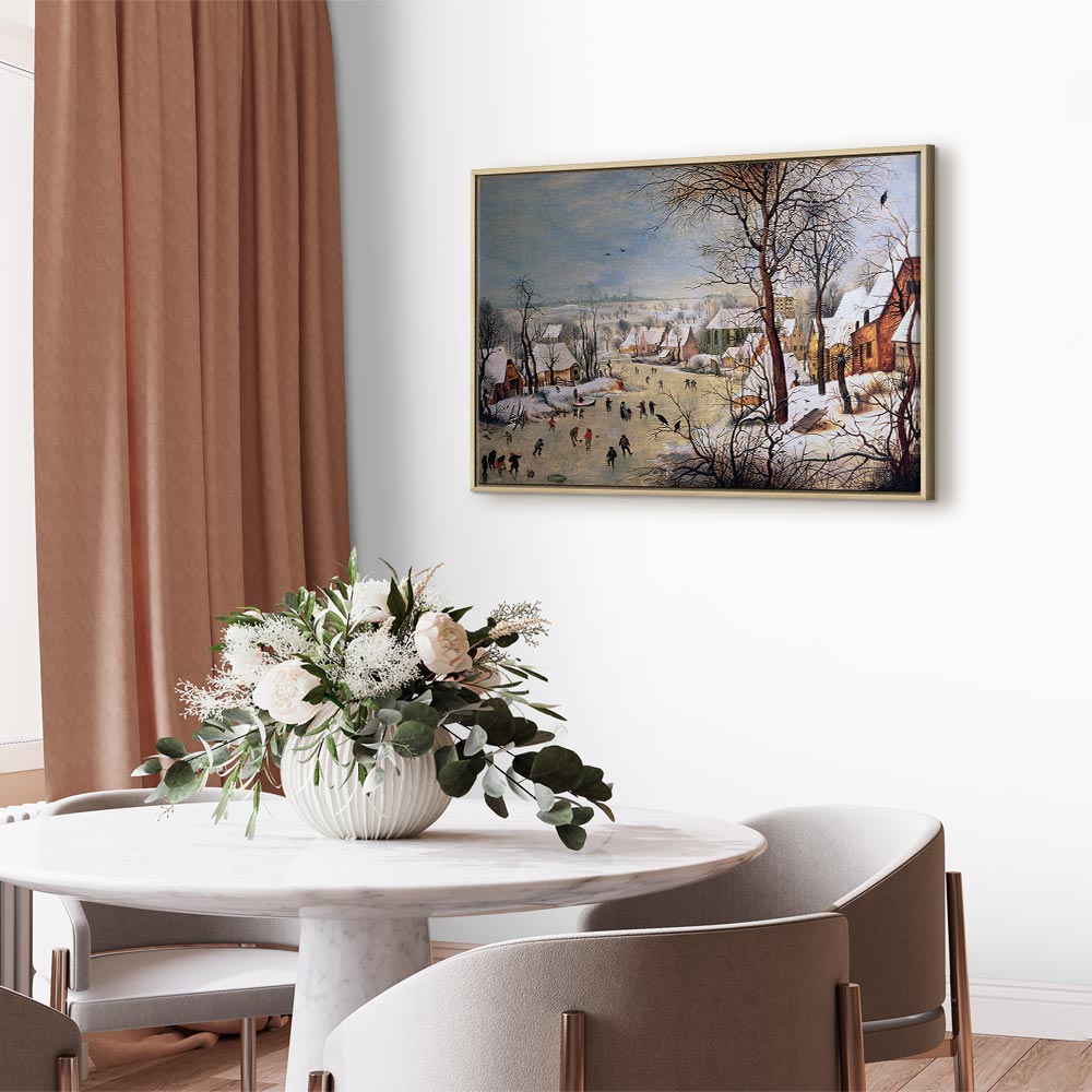 Canvas Print Winter Landscape Reproduction