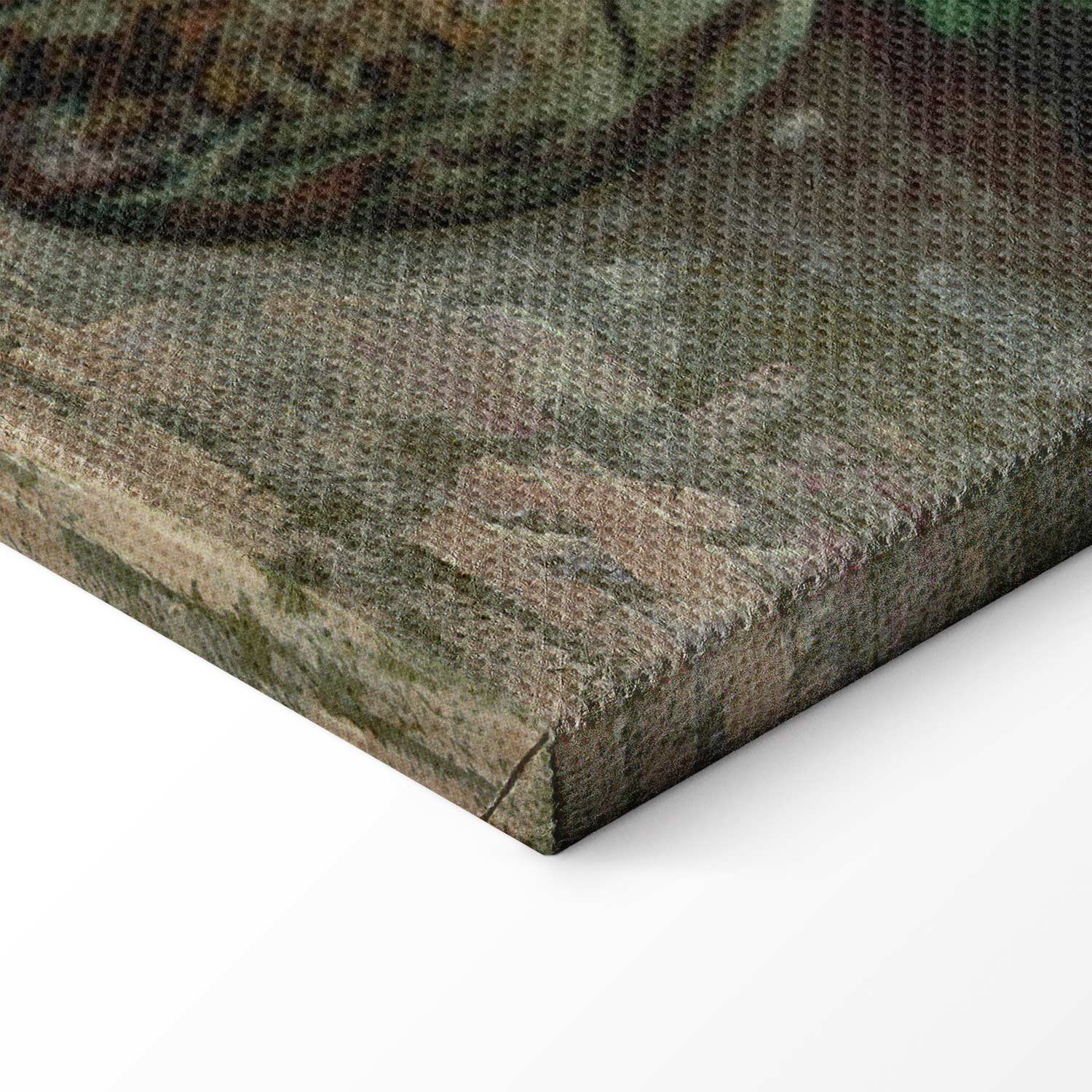 Hollyhocks Still Life Classic Canvas Print