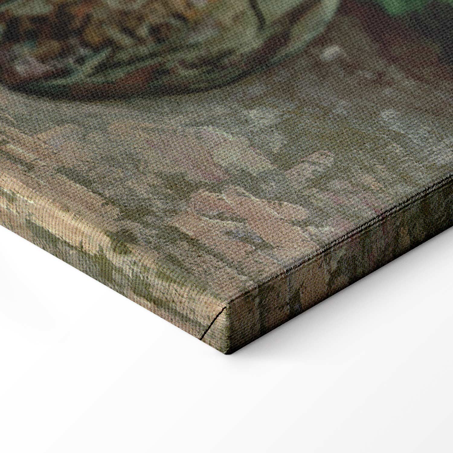 Hollyhocks Still Life Classic Canvas Print